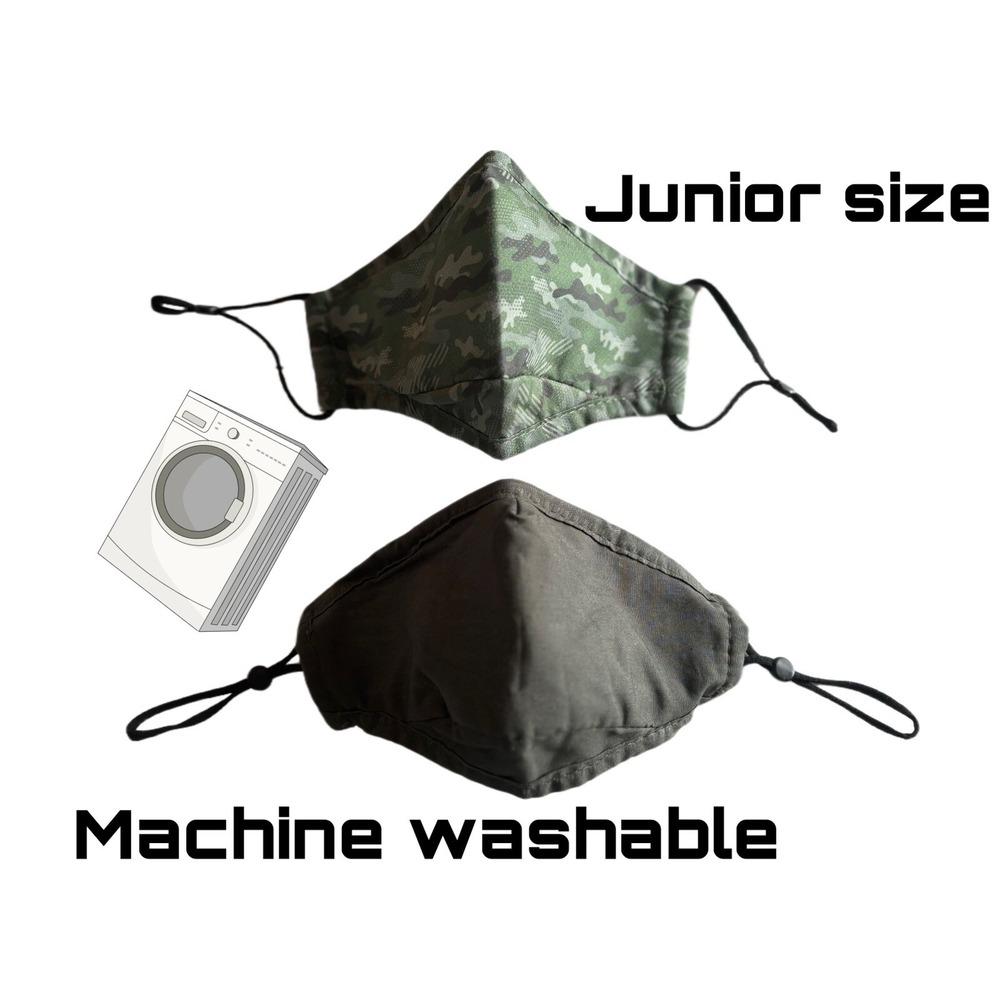 Kids‎ Camo Face Masks -  Lot of 20 Packs - Each pack contains 2 masks + 1 filter
